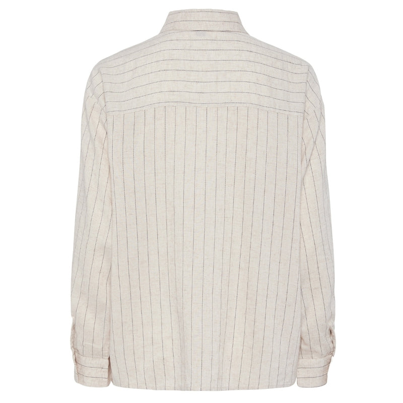 PIECES PIECES dame skjorte PCPIA Shirt Birch Stripes black