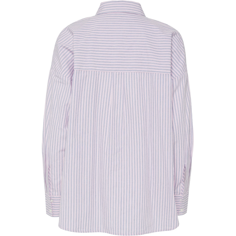 PIECES PIECES dame skjorte PCPIPPA Shirt Bonbon stripes