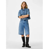 PIECES PIECES dame skjorte PCSKY Shirt Medium blue denim