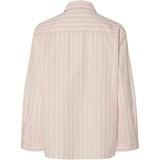 PIECES PIECES dame skjorte PCSULLE Shirt Cloud Dancer Stripes Pink Lemonade