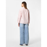 PIECES PIECES dame skjorte PCSULLE Shirt Cloud Dancer Stripes Pink Lemonade