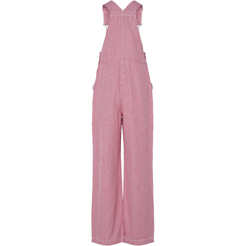PIECES PIECES dame spencer heldragt PCALLO Pants Suit Salsa Cloud dancer stripes