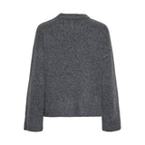 PIECES PIECES dame strik PCANA Knit Medium grey melange