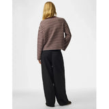 PIECES PIECES dame strik PCJASSY Knit Hot Fudge GREIGE