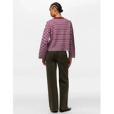 PIECES PIECES dame strik PCJASSY Knit Raspberry Radiance ROSEATE SPOONBILL