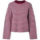 PIECES PIECES dame strik PCJASSY Knit Raspberry Radiance ROSEATE SPOONBILL