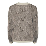 PIECES PIECES dame strik PCJENNA Knit Whitecap Gray black