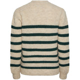 PIECES PIECES dame strik PCNANNA Knit Birch Trekking Green