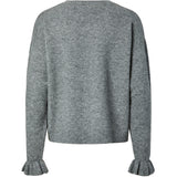 PIECES PIECES dame strik PCSALLY Knit Medium grey melange