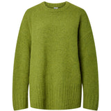 PIECES PIECES dame strik PCTINA Knit Woodbine MELANGE