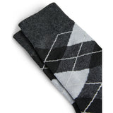 PIECES PIECES dame strømper PCALBA Socks Dark Grey Melange LGM/Black/Birch