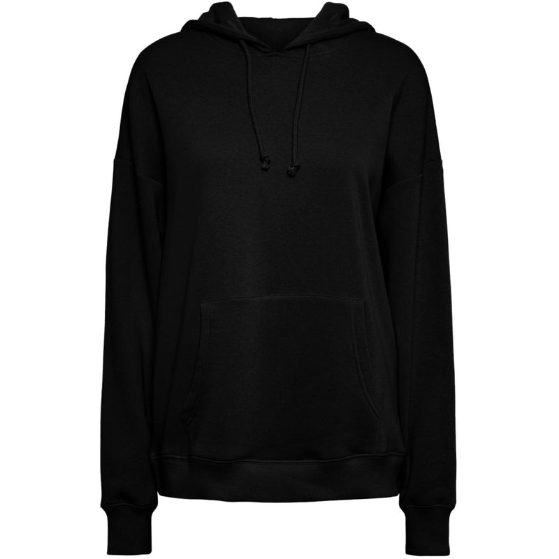 PIECES PIECES dame oversized hoodie PCCHILLI Sweatshirt Black