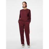 PIECES PIECES dame sweatshirt PCCHILLI Sweatshirt Tawny Port
