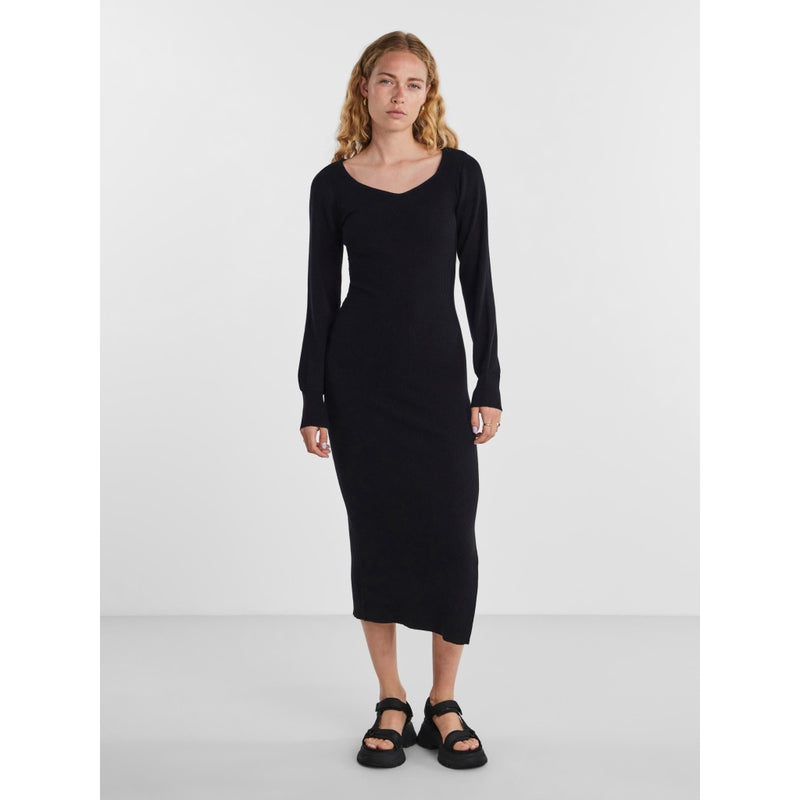 PIECES PIECES dame strikkjole PCJamil Dress Black