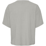 PIECES PIECES dame t-shirt PCKYLIE T-shirt Light Grey Melange