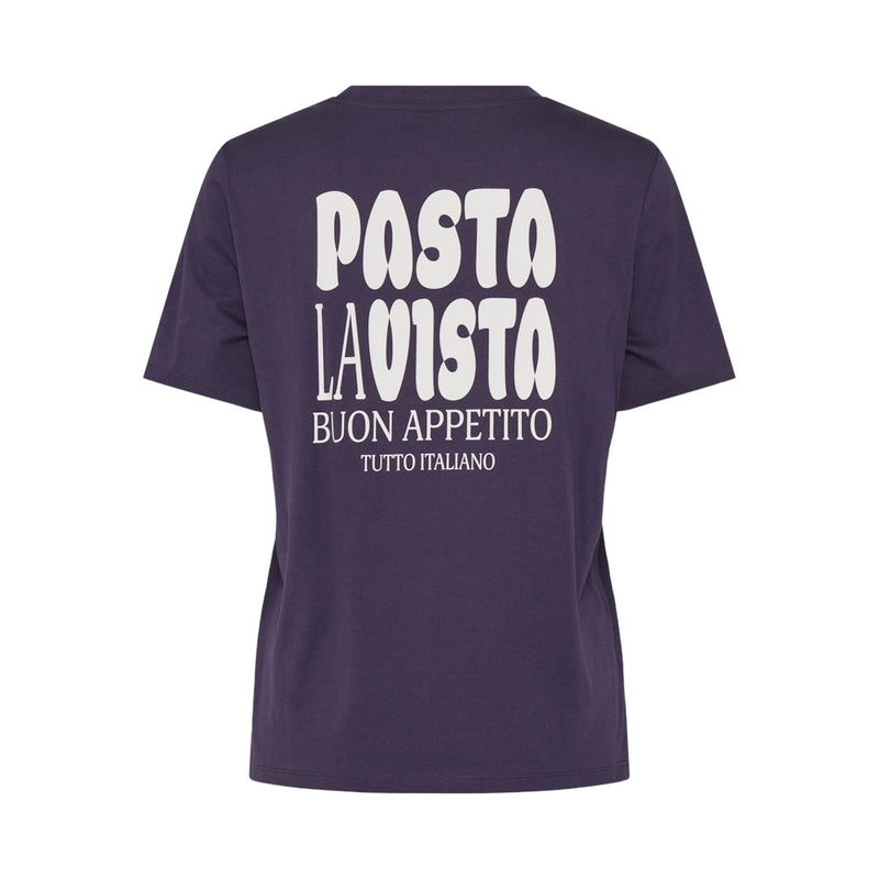 PIECES PIECES dame t-shirt PCPUKKA T-shirt Sweet Grape PASTA LAVISTA