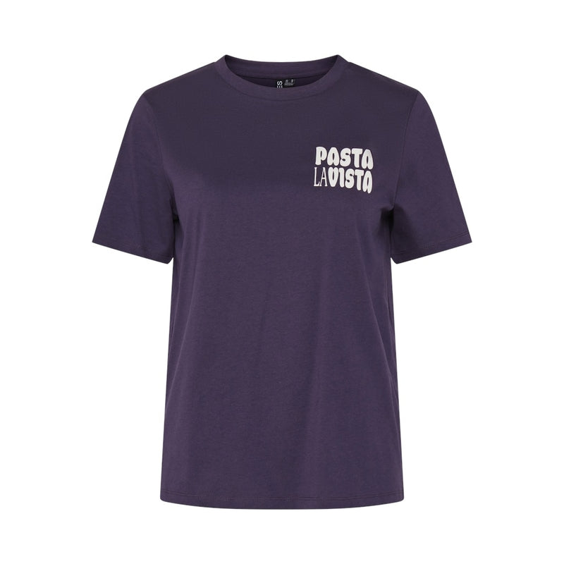 PIECES PIECES dame t-shirt PCPUKKA T-shirt Sweet Grape PASTA LAVISTA