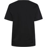 PIECES PIECES dame t-shirt PCRIA T-shirt Black