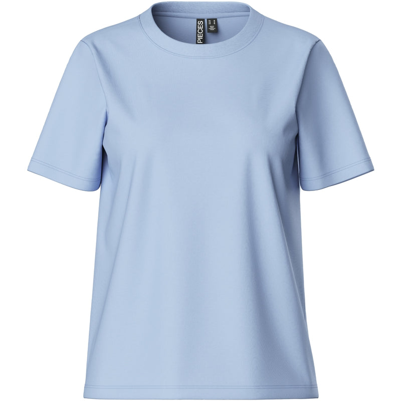 PIECES PIECES dame t-shirt PCRIA T-shirt Cashmere Blue