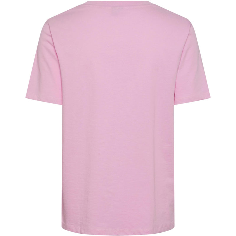 PIECES PIECES dame t-shirt PCRIA T-shirt Pastel Lavender