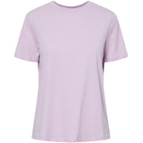 PIECES PIECES dame t-shirt PCRIA T-shirt Pastel Lilac