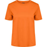 PIECES PIECES dame t-shirt PCRIA T-shirt Persimmon Orange