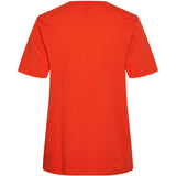PIECES PIECES dame t-shirt PCRIA T-shirt Tangerine Tango