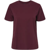 PIECES PIECES dame t-shirt PCRIA T-shirt Tawny Port