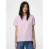 PIECES PIECES dame t-shirt PCRIA T-shirt Winsome Orchid