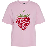 PIECES PIECES dame t-shirt PCSWEET T-shirt Orchid Pink STRAWBERRY