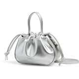 PIECES PIECES dame taske PCBALLOON Bag Silver Colour Silver