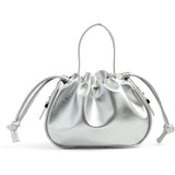 PIECES PIECES dame taske PCBALLOON Bag Silver Colour Silver