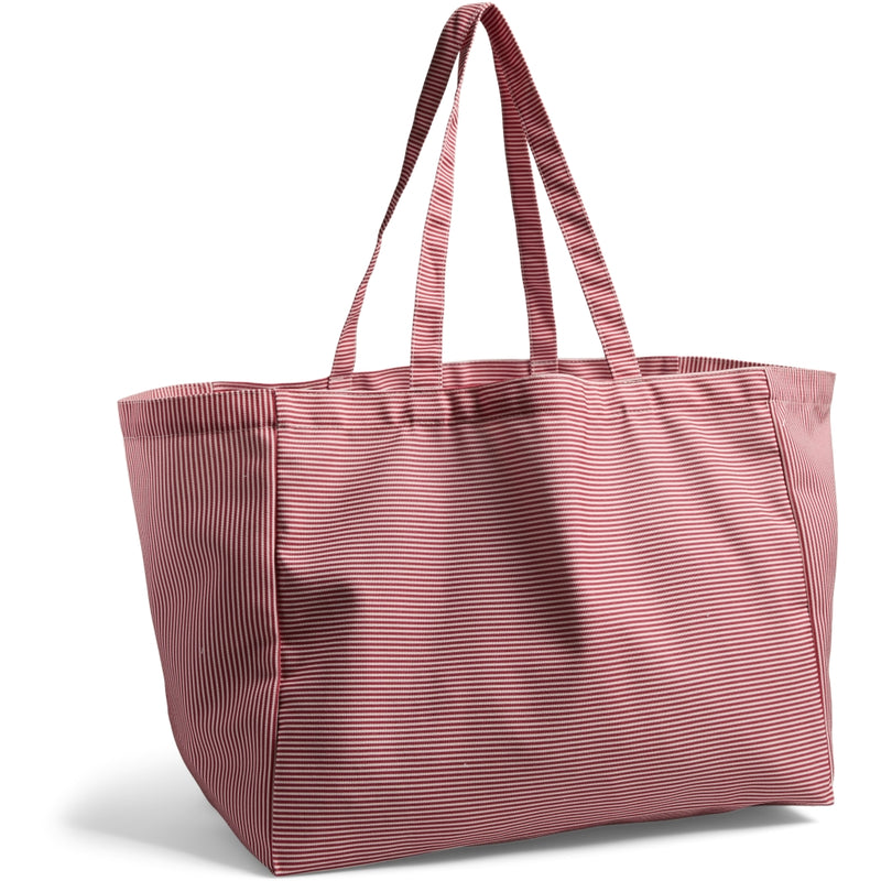 PIECES PIECES dame taske PCLENA Bag Grenadine Egret stripe