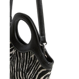 PIECES PIECES dame taske PCVERA Bag Birch Zebra