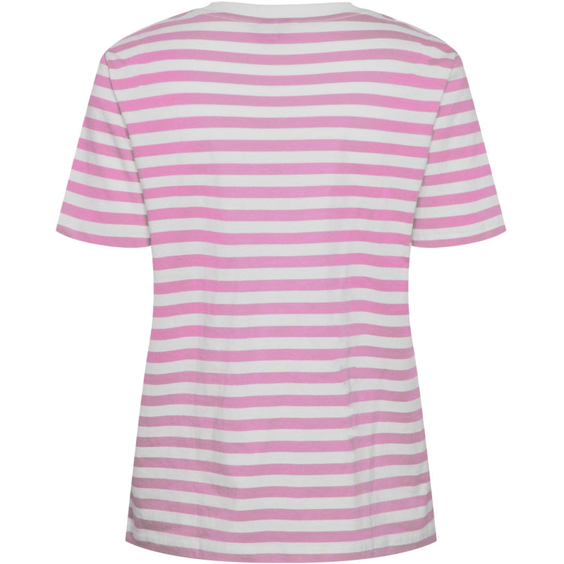 PIECES PIECES dame tee PCRIA T-shirt Pastel Lavender BRIGHT WHITE