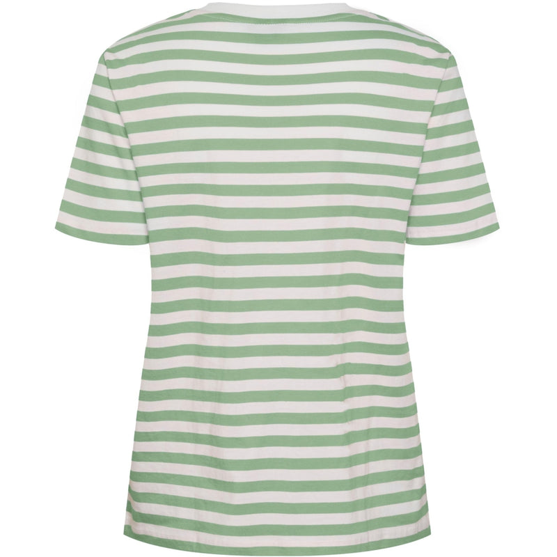 PIECES PIECES dame tee PCRIA T-shirt Quiet Green BRIGHT WHITE