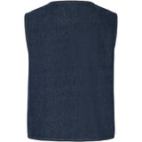 PIECES PIECES dame vest PCFABIA Vest Dark Blue Denim