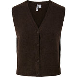 PIECES PIECES dame vest PCSALLY Vest Hot Fudge Melange