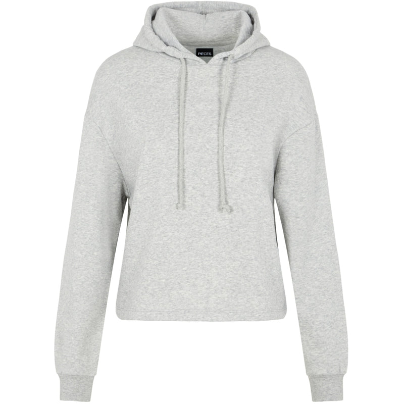 PIECES Pieces Dame sweatshirt PCCHILLI Sweatshirt Light Grey Melange