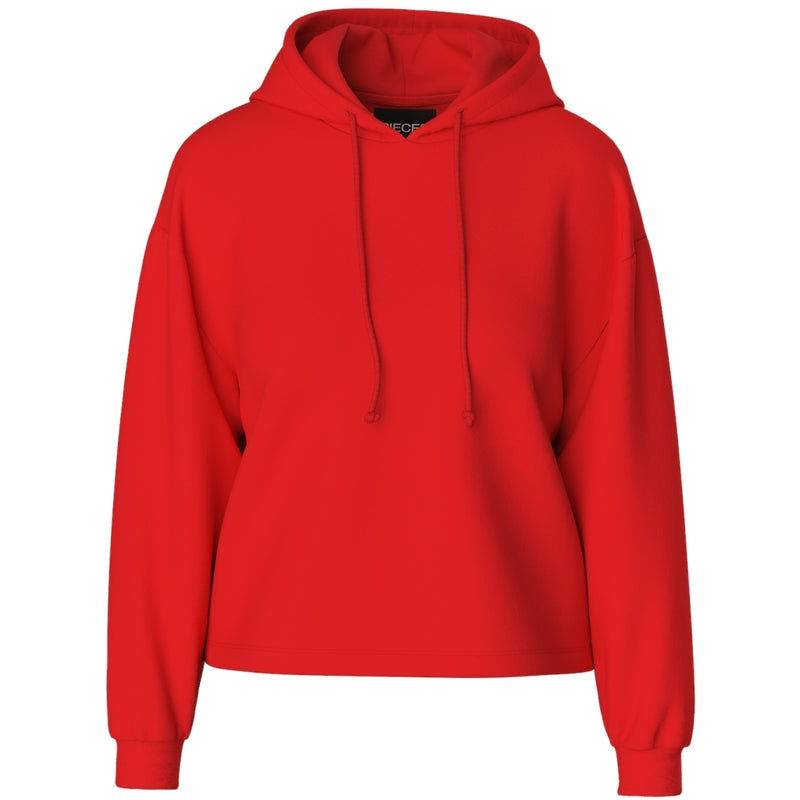 PIECES Pieces Dame sweatshirt PCCHILLI Sweatshirt Poppy Red