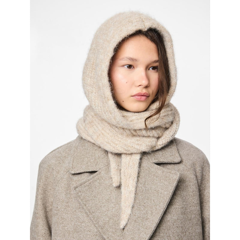 PIECES Pieces dame balaclava PCREBEKKA Accessories Greige