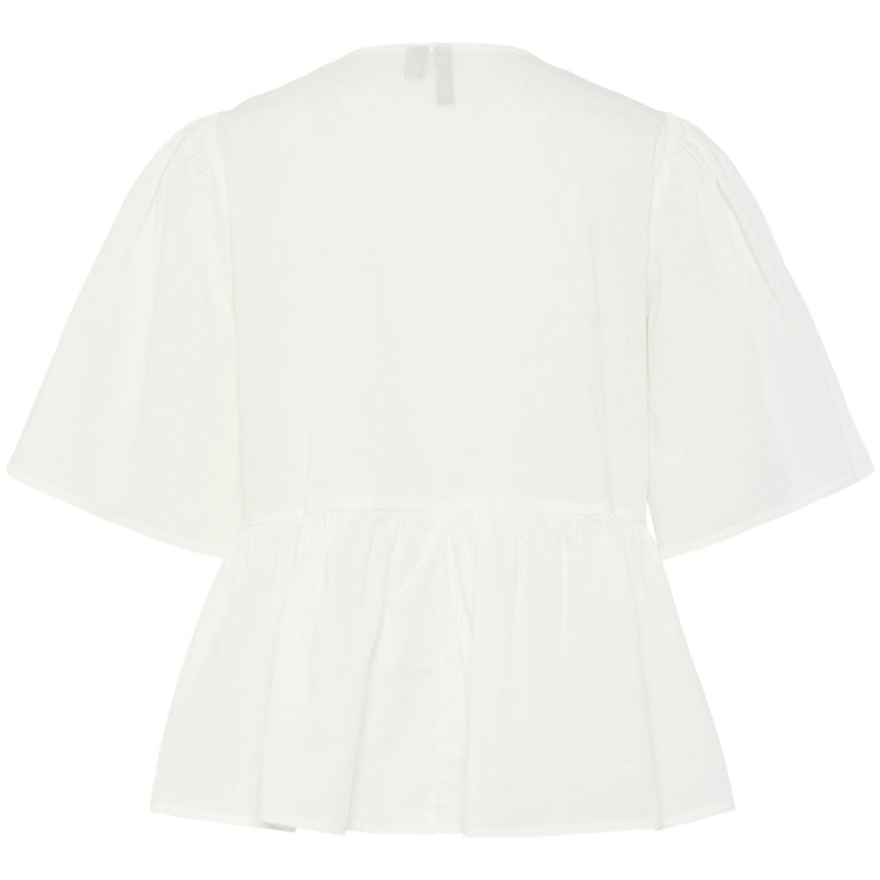 PIECES Pieces dame bluse PCMAYA Blouse Bright White