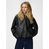 PIECES Pieces dame jakke PCGISELLE Jacket Black Washed