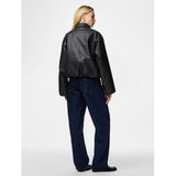PIECES Pieces dame jakke PCGISELLE Jacket Black Washed