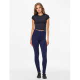 PIECES Pieces dame jeans PCHIGHSKIN Restudsalg Maritime Blue