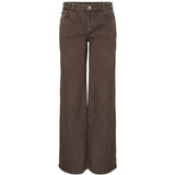 PIECES Pieces dame jeans PCSELMA Jeans Hot Fudge