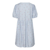 PIECES Pieces dame kjole PCFIONA Dress Lichen Blue