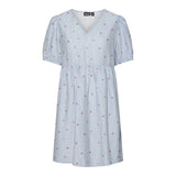 PIECES Pieces dame kjole PCFIONA Dress Lichen Blue