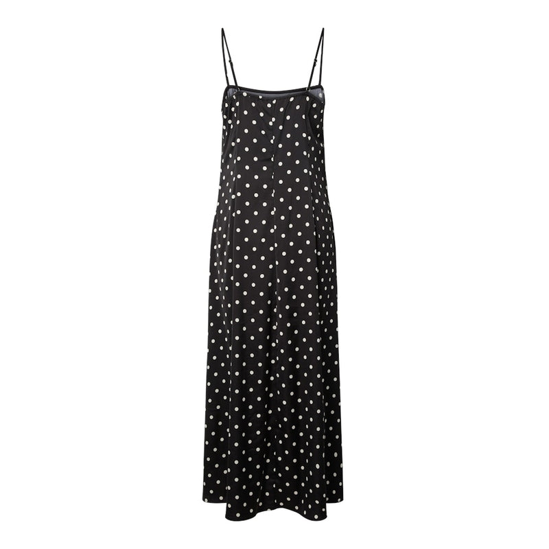 PIECES Pieces dame kjole PCJYTTA Dress Black White Dots