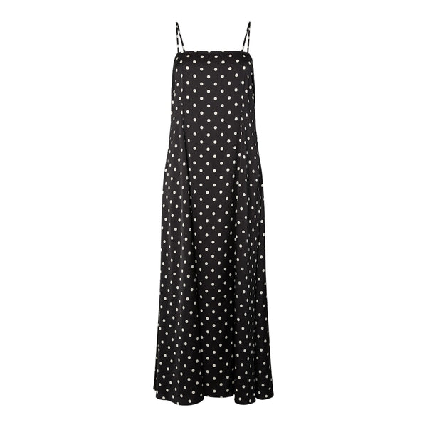 PIECES Pieces dame kjole PCJYTTA Dress Black White Dots